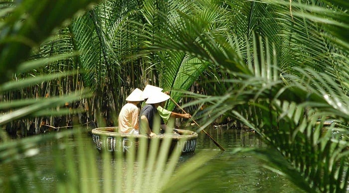 THAM QUAN RỪNG DỪA BẢY MẨU CÙNG THI HOÀI NHÂN