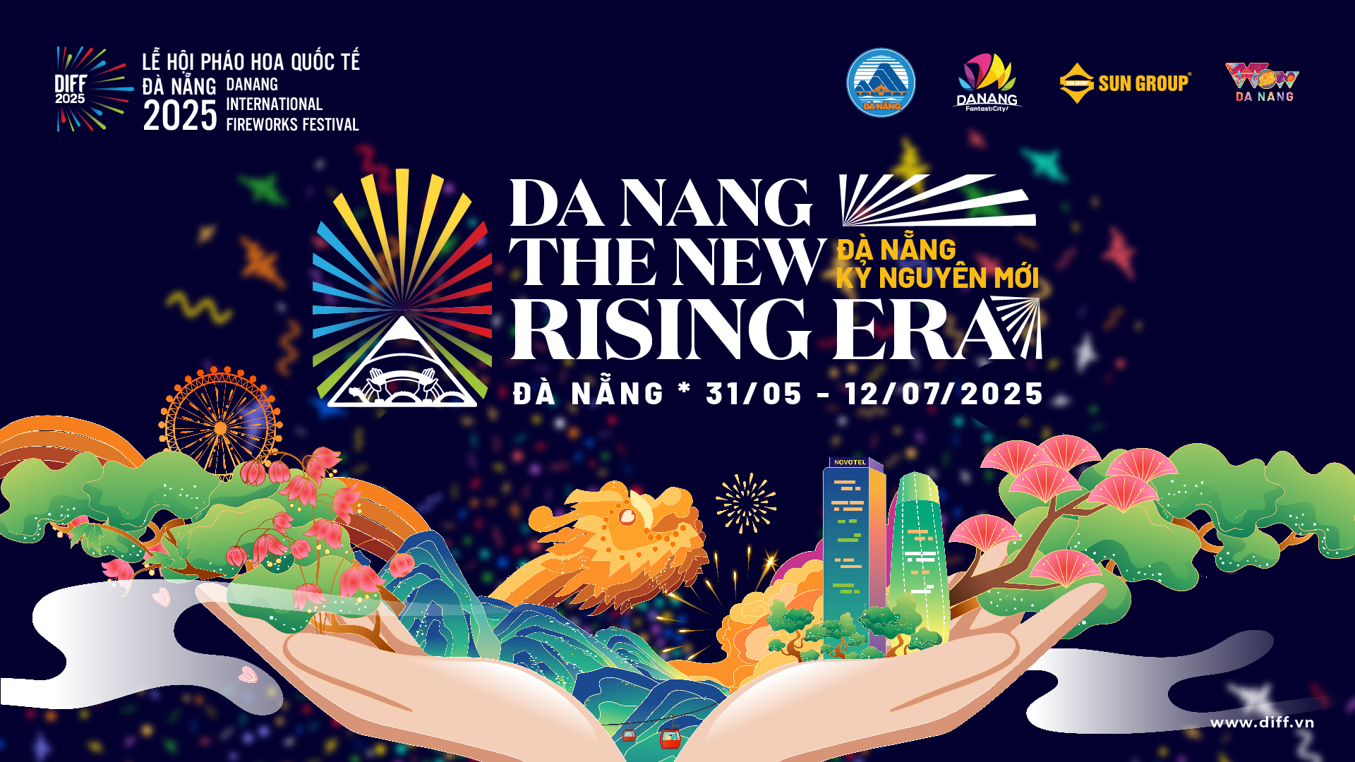 Lễ hội pháo hoa đà nẵng 2025 - thi hoài nhân travel