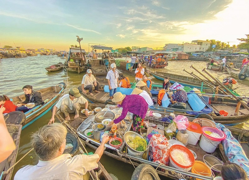 CHỢ NỔI CÁI RĂNG - Miền Tây