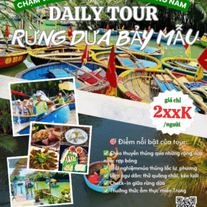 TOUR DAILY RỪNG DỪA BẢY MẪU - 1 NGÀY